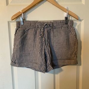 Pinstriped shorts